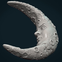Crescent with face - Thumbnail 10