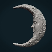 Crescent with face - Thumbnail 12