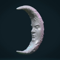 Crescent with face - Thumbnail 16