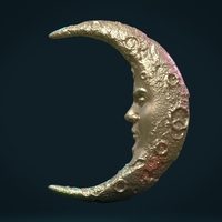 Crescent with face - Thumbnail 17