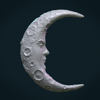 Crescent with face - Thumbnail 18