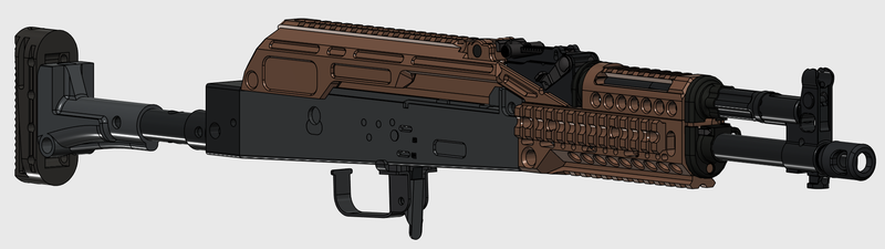 AK105 7 inch (AEG) FULL KITS(AIRSOFT) 0.2