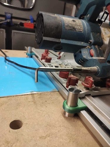 Track saw to bench dog clamp 3D Print 285946