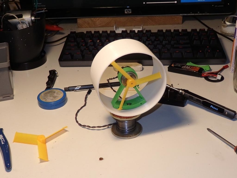 Ducted fan for small motors