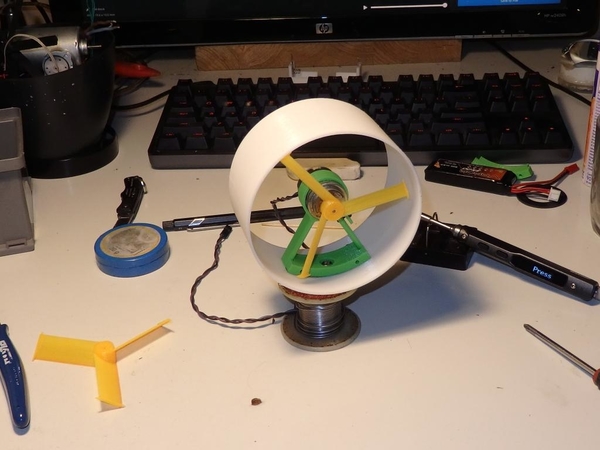 Ducted fan for small motors