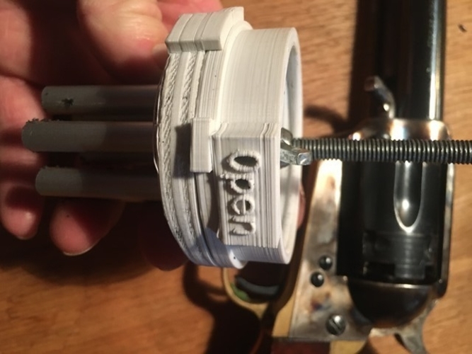 muzzle loading revolver speed loader 3D Print 286350