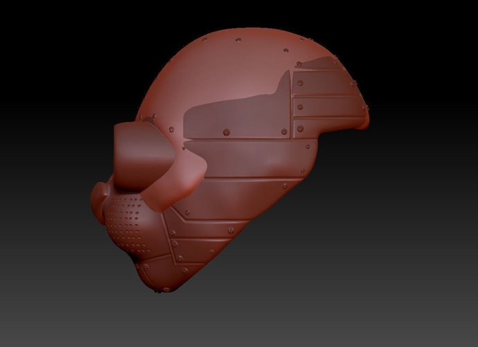 RAB BOT _ SciFi Helmet W Antenna models 3D Print 286369