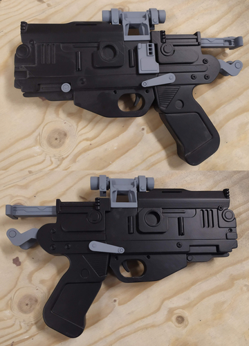 Star Wars - Blaster pistol Knight of Ren - Cardo  - FOR COSPLAY 3D Print 286379