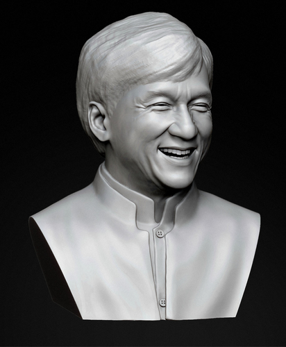 Jackie Chan bust portrait likeness 3D Print 286387
