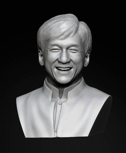 Jackie Chan bust portrait likeness 3D Print 286388