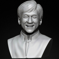Jackie Chan bust portrait likeness - Thumbnail 3
