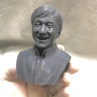 Jackie Chan bust portrait likeness - Thumbnail 4
