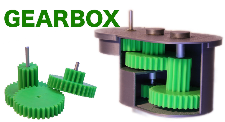 3d Printable Gearbox - Printable World Holiday