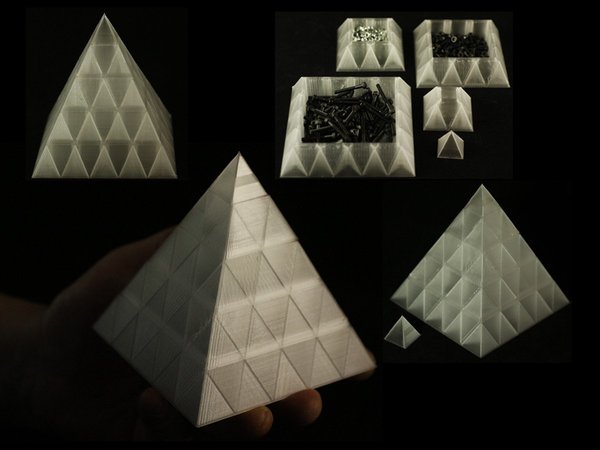 Pyramid Fugue Storage Trays