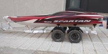 Rc boat trailer for cheap traxxas spartan