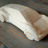 Tesla Roadster ( low poly ) - Thumbnail 1