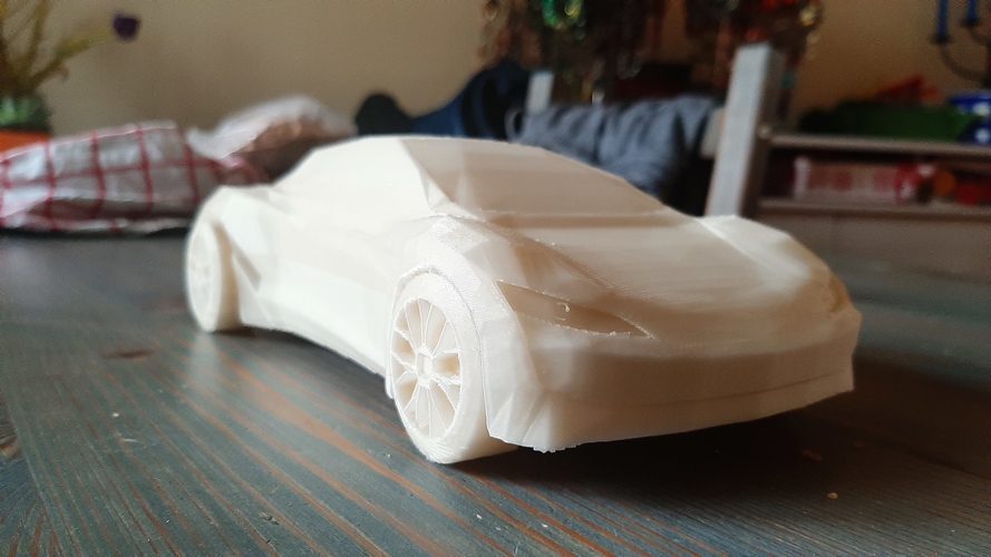 Tesla Roadster ( low poly ) 3D Print 286594