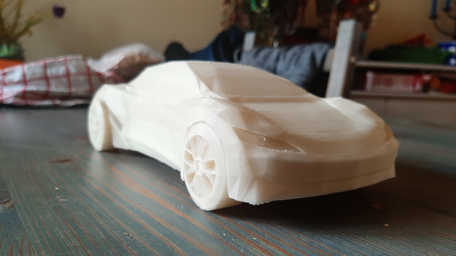 Tesla Roadster ( low poly ) 3D Print 286595