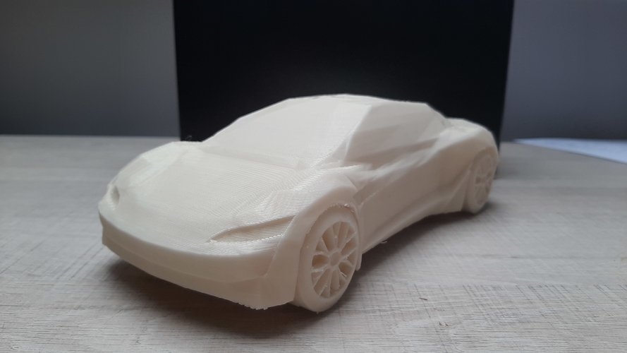 Tesla Roadster ( low poly ) 3D Print 286596