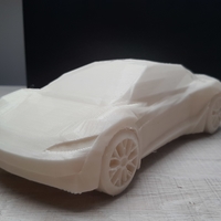 Tesla Roadster ( low poly ) - Thumbnail 4