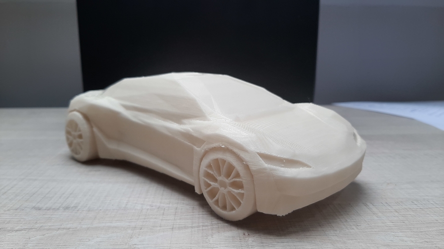 Tesla Roadster ( low poly ) 3D Print 286597