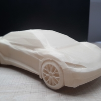 Small Tesla Roadster ( low poly ) 3D Printing 286597