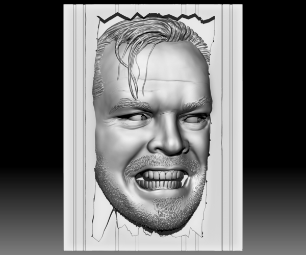 Portrait Bas-relief based on your photo 3D Print 286617