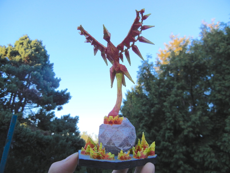 Low Poly Phoenix - Pinshape