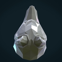 Low poly Wolf head - Thumbnail 8