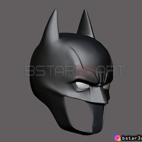 Batman Helmet-The Batman 2021-Robert Pattinson-DC comic Fan Art  - Thumbnail 7