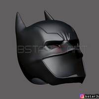 Batman Helmet-The Batman 2021-Robert Pattinson-DC comic Fan Art  - Thumbnail 13