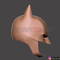 Batman Helmet-The Batman 2021-Robert Pattinson-DC comic Fan Art  - Thumbnail 16