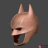 Batman Helmet-The Batman 2021-Robert Pattinson-DC comic Fan Art  - Thumbnail 18