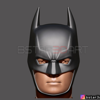 Batman Helmet-The Batman 2021-Robert Pattinson-DC comic Fan Art  - Thumbnail 19