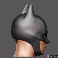 Batman Helmet-The Batman 2021-Robert Pattinson-DC comic Fan Art  - Thumbnail 21