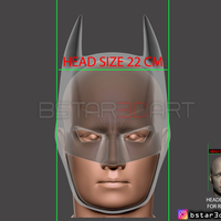 Batman Helmet-The Batman 2021-Robert Pattinson-DC comic Fan Art  - Thumbnail 22