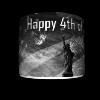 Lithophane 4th of July lamp shade - Thumbnail 2