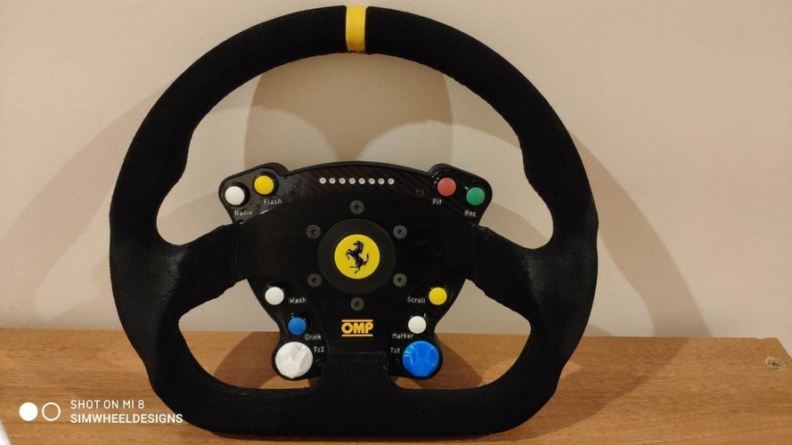 DIY Ferrari 488 CHALLENGE Steering Wheel