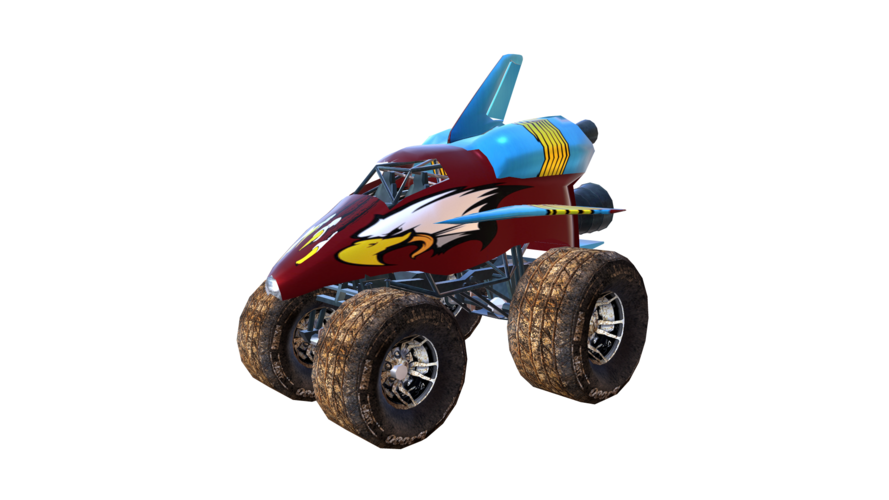 Plane Monster Truck 3D Print 286915