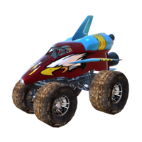 Small Plane Monster Truck 3D Printing 286915