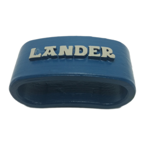 LANDER 3D Napkin Ring with lauburu 3D Print 286945