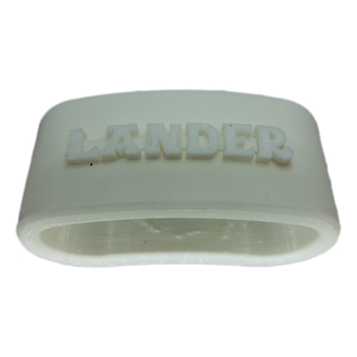 LANDER 3D Napkin Ring with lauburu 3D Print 286946