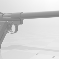 Small Ruger MK III v 1.0 - For cosplay 3D Printing 286950