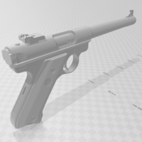 Ruger MK III v 1.0 - For cosplay - Thumbnail 3