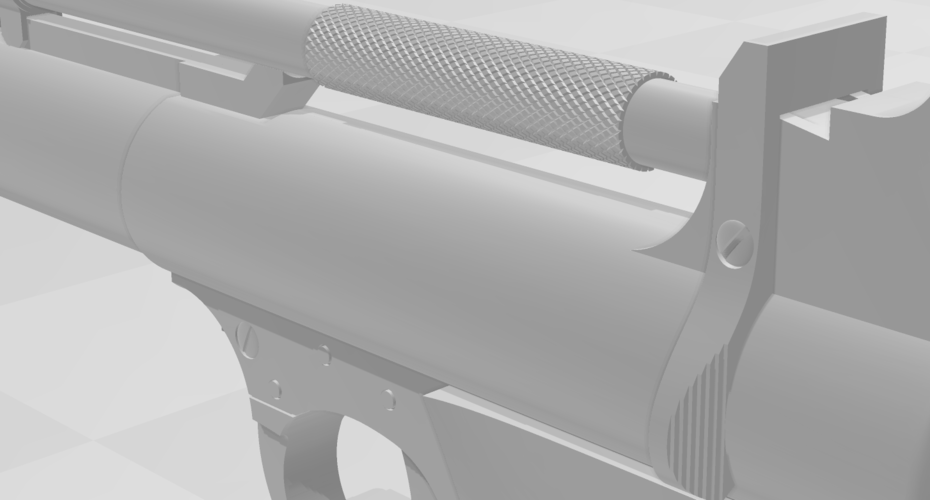 Webley Premier Air Pistol Premier Model E 3D Print 286966