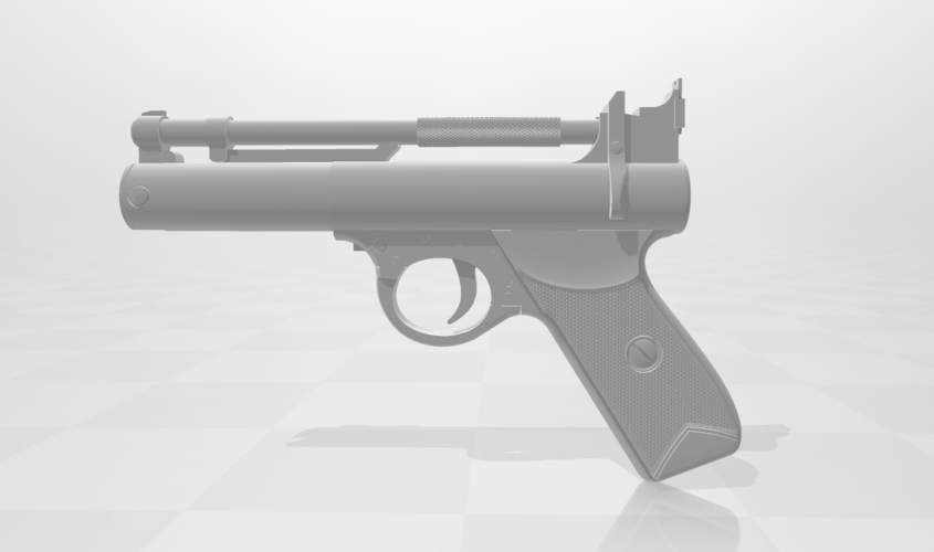 Webley Premier Air Pistol Premier Model E 3D Print 286968
