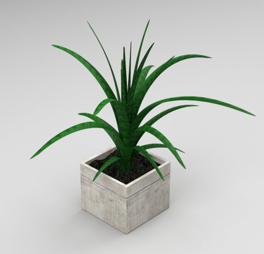 Plant in the flowerbed 3D Print 286999