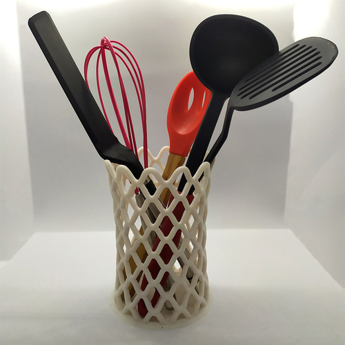 Vase - Utensil Basket 3D Print 287021