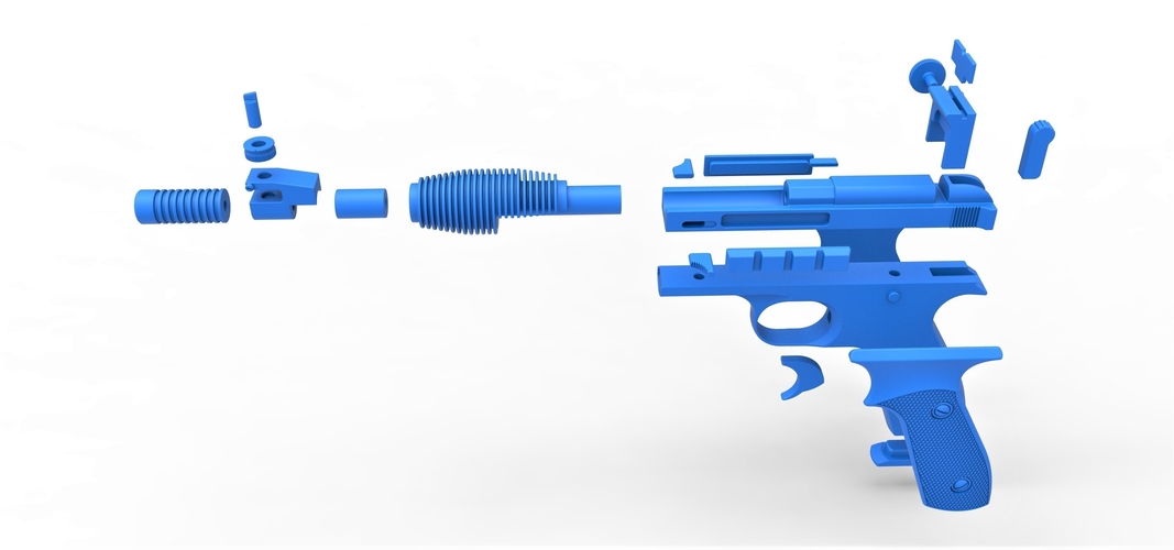 Blaster pistol X-30 from Star Wars Return of the Jedi 3D Print 287045