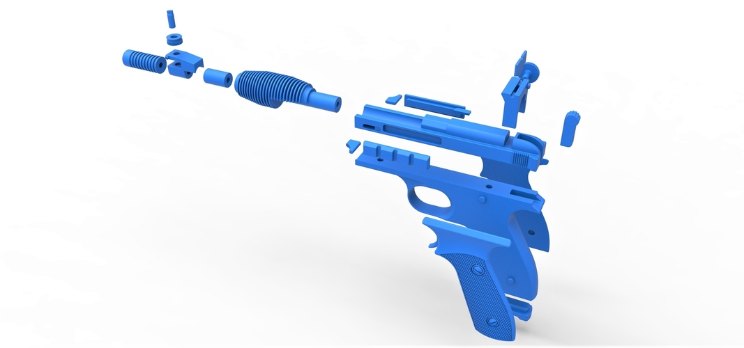 Blaster pistol X-30 from Star Wars Return of the Jedi 3D Print 287046